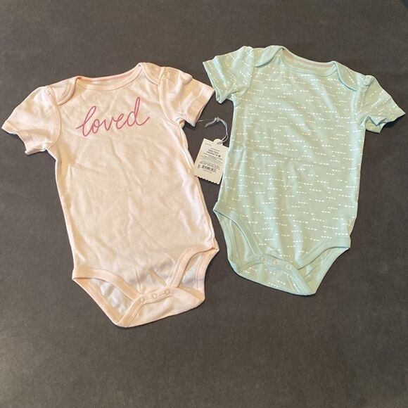 Toddler Girl Bundle 4 CloudIsland Onsies & 2 Cat & Jack Footless Pajama 24M NWT - Picture 6 of 9